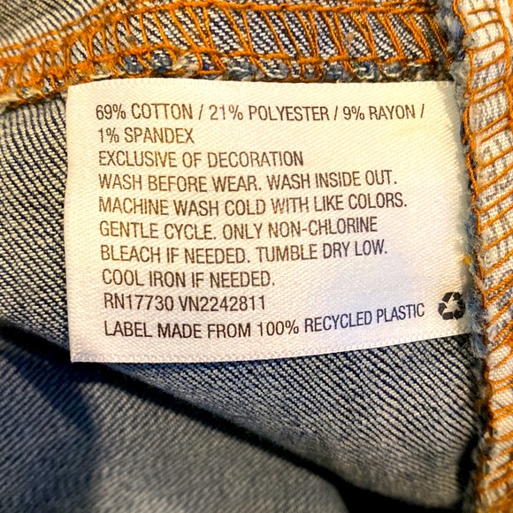 Cat & Jack Super Stretch  Distressed Jegging size 18 plus Adjustable Waist NWT - Picture 5 of 9